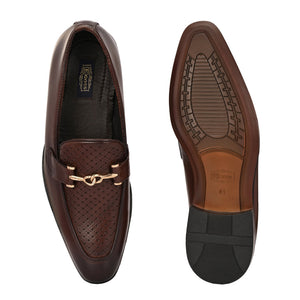Buckled Formal Loafers For Men by Egoss