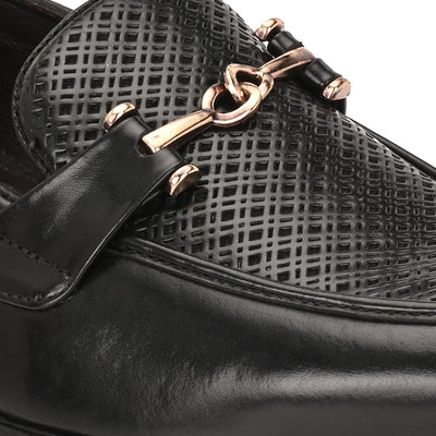 Buckled Formal Loafers For Men by Egoss