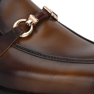 Egoss Platinum Loafers For Men