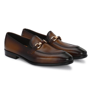Egoss Platinum Loafers For Men