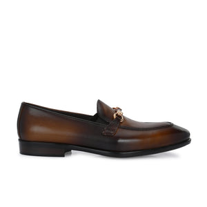 Egoss Platinum Loafers For Men