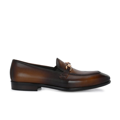 Egoss Platinum Loafers For Men