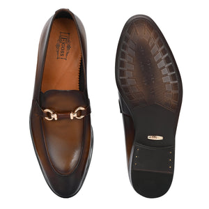 Egoss Platinum Loafers For Men