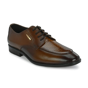 Egoss Platinum Lace-Up Shoes For Men