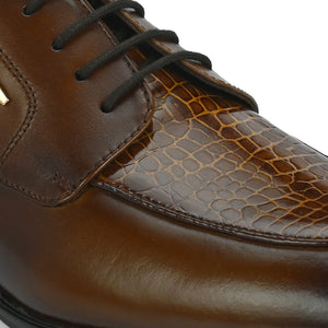 Egoss Platinum Lace-Up Shoes For Men