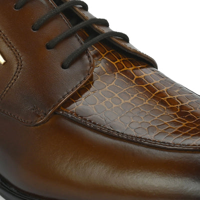 Egoss Platinum Lace-Up Shoes For Men