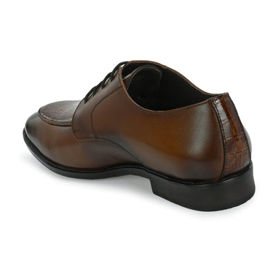 Egoss Platinum Lace-Up Shoes For Men