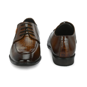 Egoss Platinum Lace-Up Shoes For Men