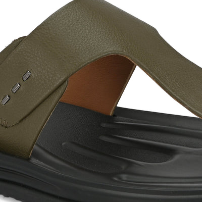 Comet Leather Slippers by Aspeerio