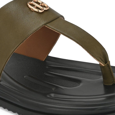 Comet Leather Slippers by Aspeerio