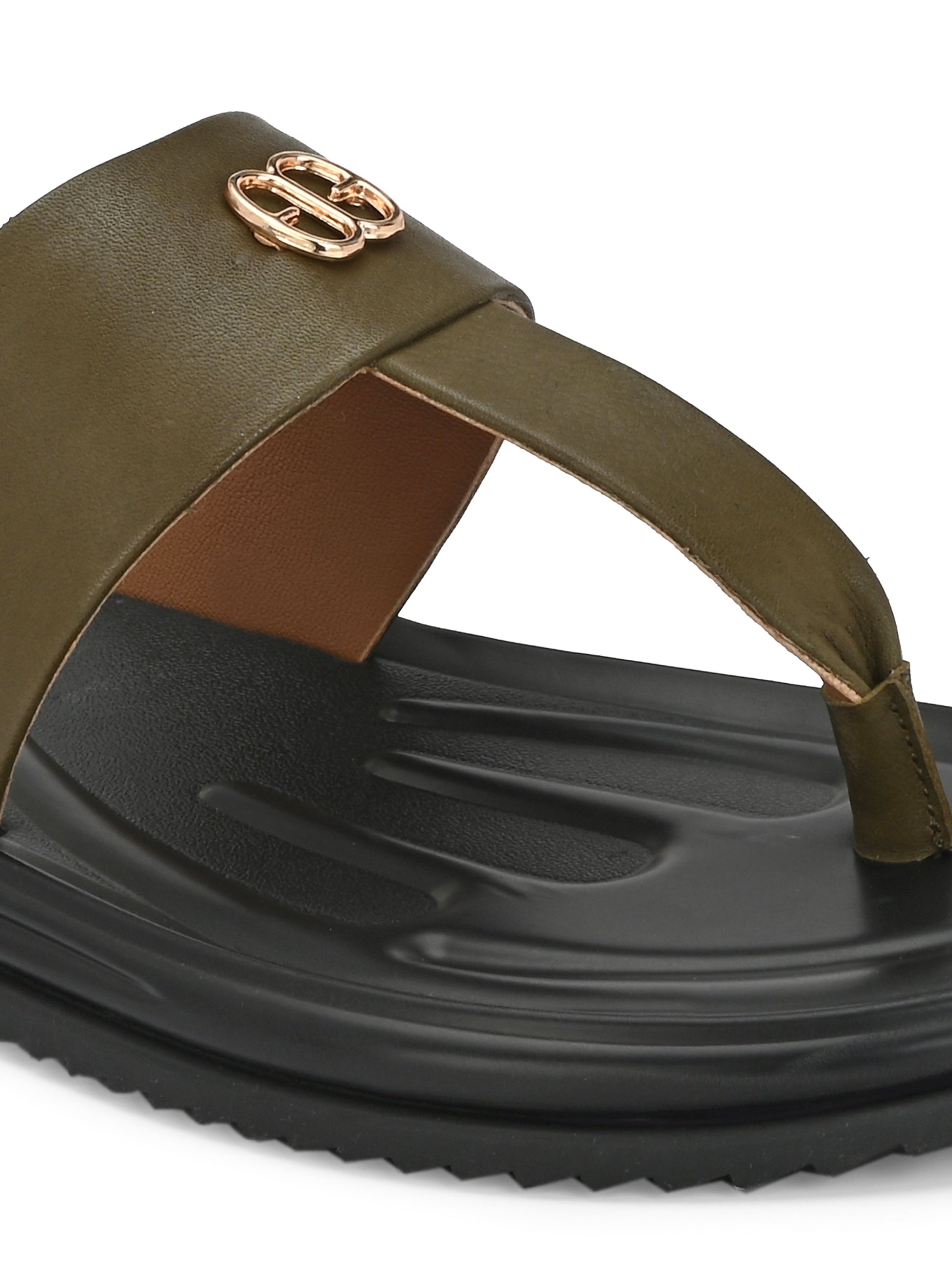 Comet Leather Slippers by Aspeerio