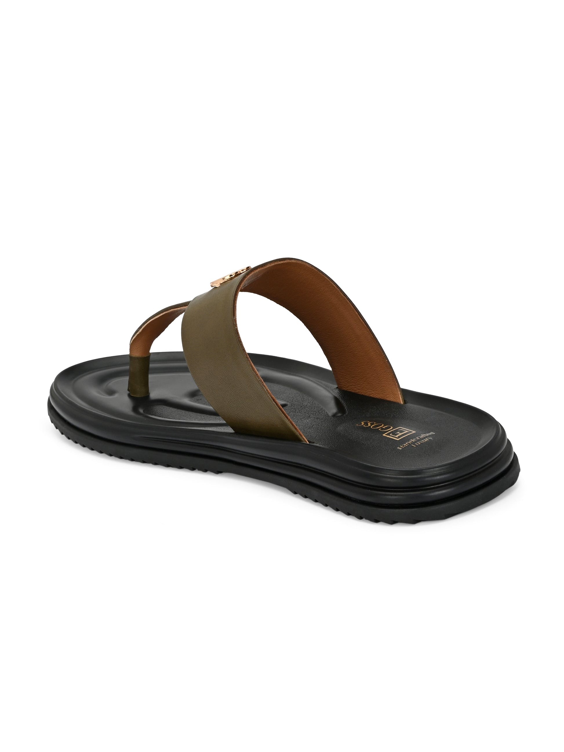 Comet Leather Slippers by Aspeerio