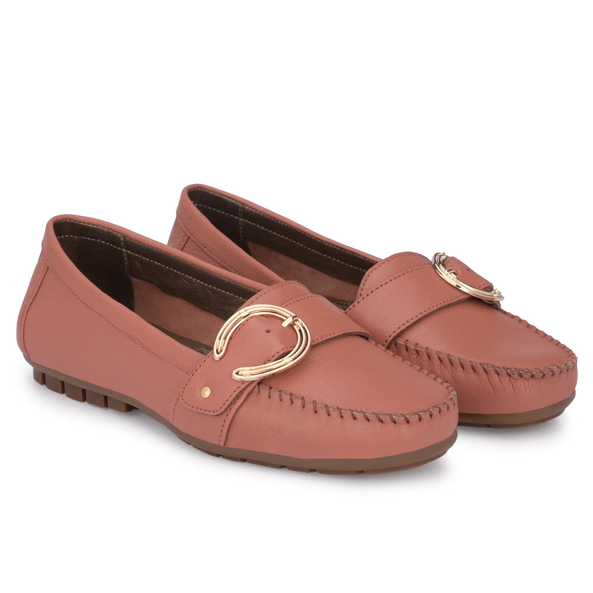 Buckled Casual Loafers For Women by Lady Boss