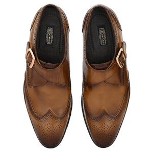 Formal Leather Buckled Shoes For Men