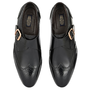Formal Leather Buckled Shoes For Men