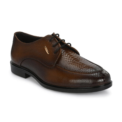 Egoss Platinum Lace-Up Shoes For Men