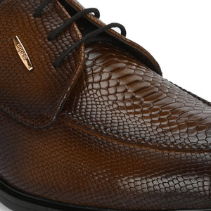 Egoss Platinum Lace-Up Shoes For Men
