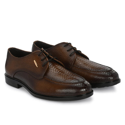 Egoss Platinum Lace-Up Shoes For Men