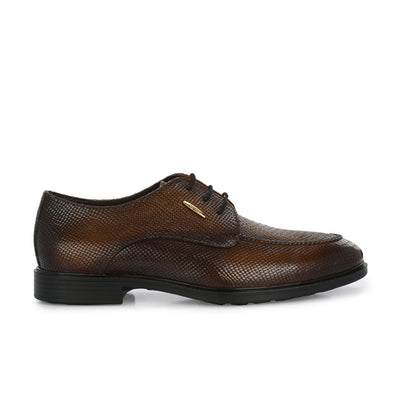Egoss Platinum Lace-Up Shoes For Men