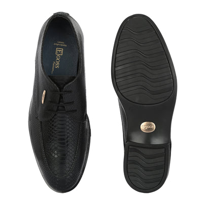 Egoss Platinum Lace-Up Shoes For Men