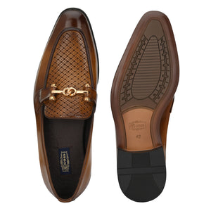 Buckled Formal Loafers For Men by Egoss