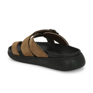 Comet Leather Slippers by Aspeerio