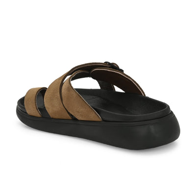 Comet Leather Slippers by Aspeerio