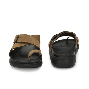 Comet Leather Slippers by Aspeerio
