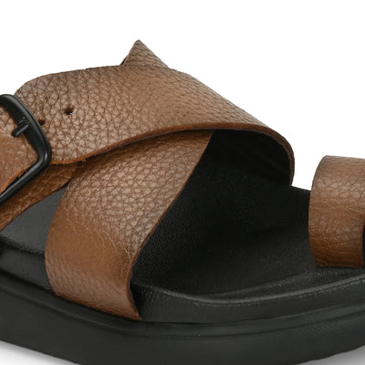 Comet Leather Slippers by Aspeerio