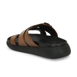 Comet Leather Slippers by Aspeerio