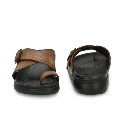 Comet Leather Slippers by Aspeerio