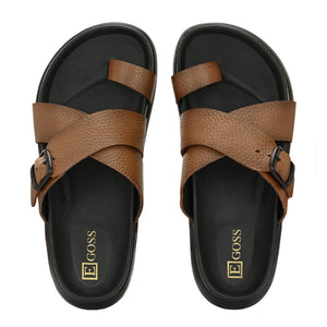 Comet Leather Slippers by Aspeerio