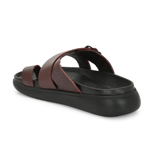 Comet Leather Slippers by Aspeerio