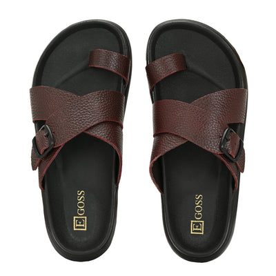 Comet Leather Slippers by Aspeerio