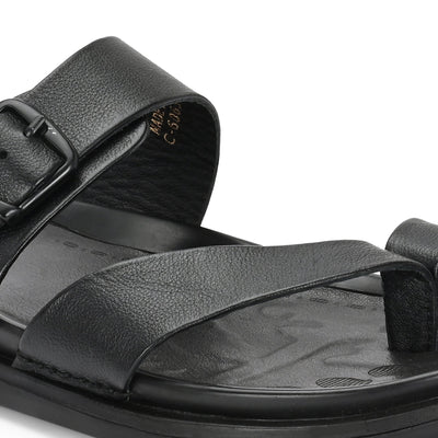 Egoss Leather Slippers For Men