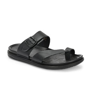 Egoss Leather Slippers For Men