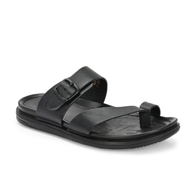 Egoss Leather Slippers For Men