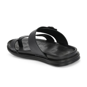 Egoss Leather Slippers For Men