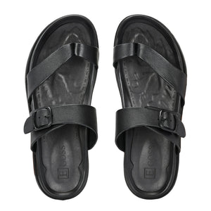 Egoss Leather Slippers For Men