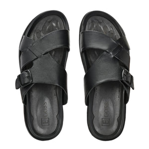 Egoss Leather Slippers For Men