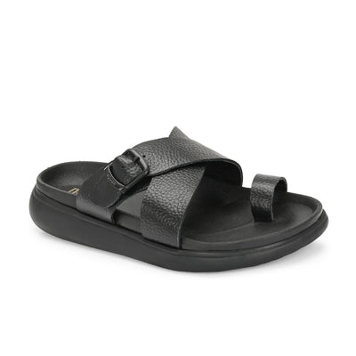 Comet Leather Slippers by Aspeerio