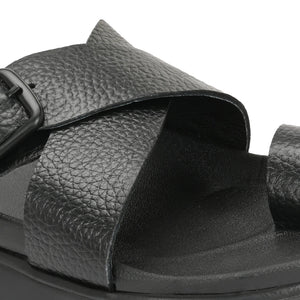 Comet Leather Slippers by Aspeerio
