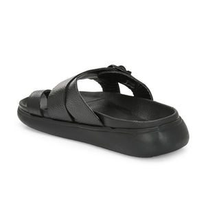 Comet Leather Slippers by Aspeerio