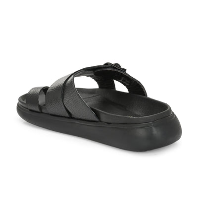 Comet Leather Slippers by Aspeerio