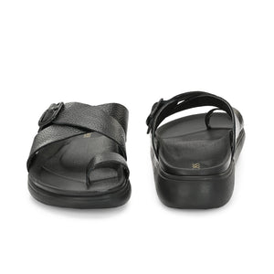 Comet Leather Slippers by Aspeerio