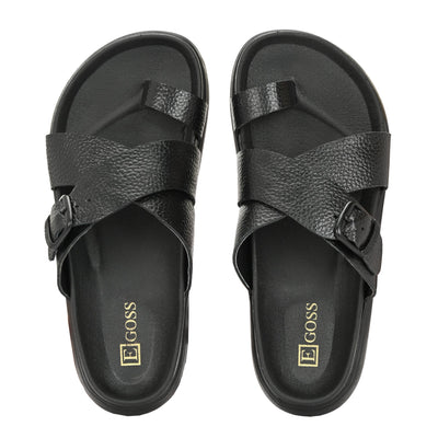 Comet Leather Slippers by Aspeerio