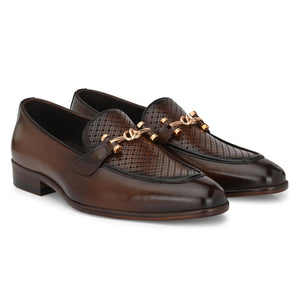 Buckled Formal Loafers For Men by Egoss