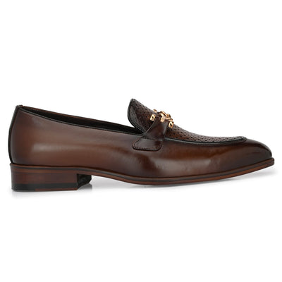 Buckled Formal Loafers For Men by Egoss