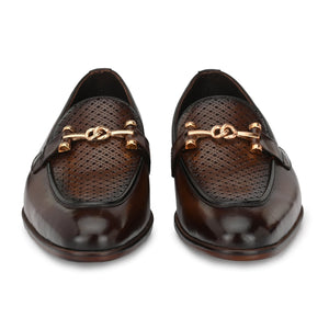 Buckled Formal Loafers For Men by Egoss