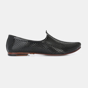 Patent Black Malaga Jooti by Lafattio